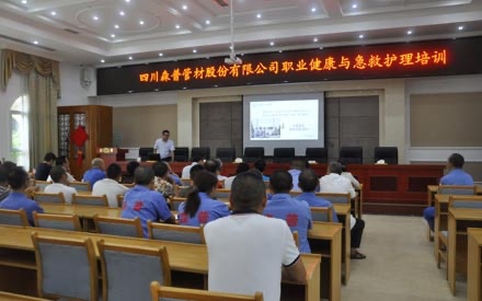 四川问鼎娱乐股份有限公司举办“职业健康与急救护理”培训会